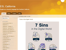 Tablet Screenshot of esl-california.com